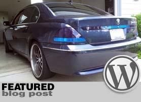 BMW 7-Series Tail Light Tint